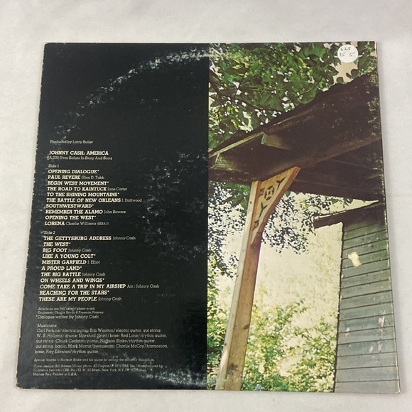 Johnny Cash America A Year 200 Year Salute In Story And Song Vinyl Record LP - Picture 5 of 10